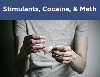 Stimulants Cocaine Meth Disorders clickable box